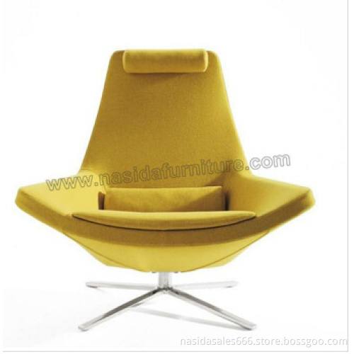 Replica white leather Metropolitan Chair